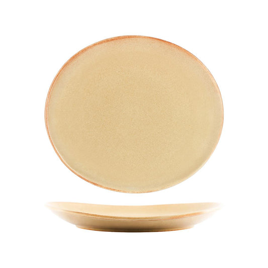 Tablekraft Artistica Flame Oval Plate 295x250mm (Box of 4) - Kitchenly