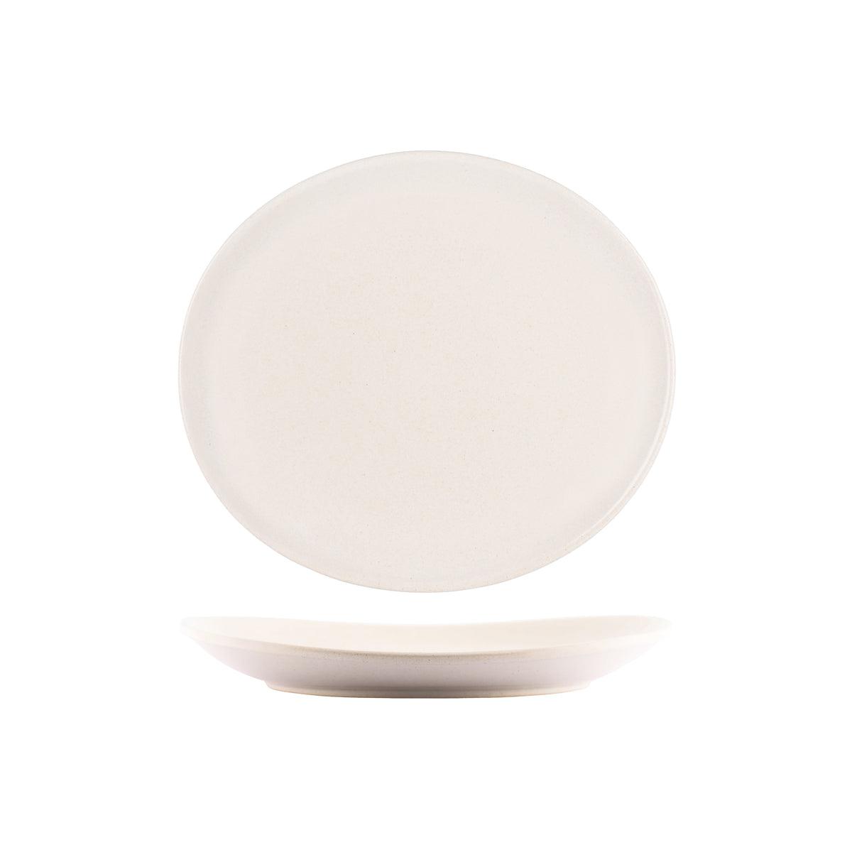 Tablekraft Artistica Sand Oval Plate 250x220mm (Box of 4) - Kitchenly
