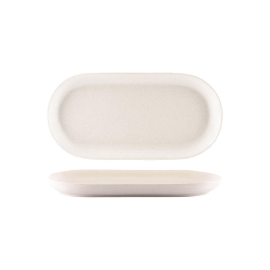Tablekraft Artistica Sand Oval Coupe Plate 300x140mm (Box of 4) - Kitchenly