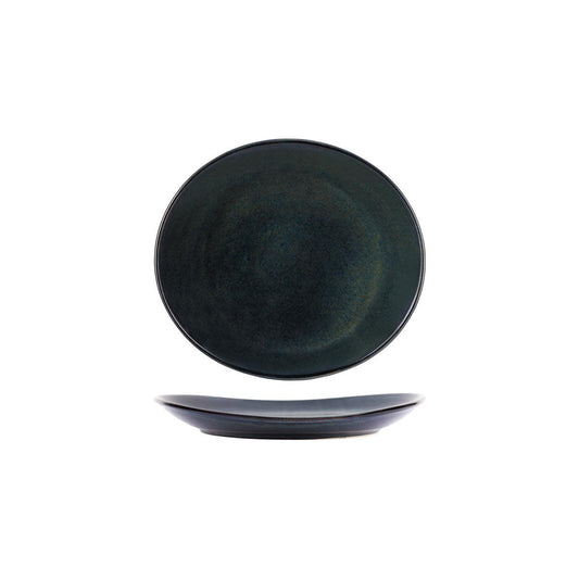 Tablekraft Artistica Midnight Blue Oval Plate 210x190mm (Box of 4) - Kitchenly