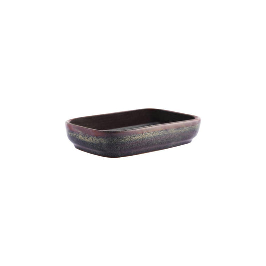 Tablekraft Artistica Reactive Brown Rectangular Dish 170x105x40mm (Box of 4) - Kitchenly