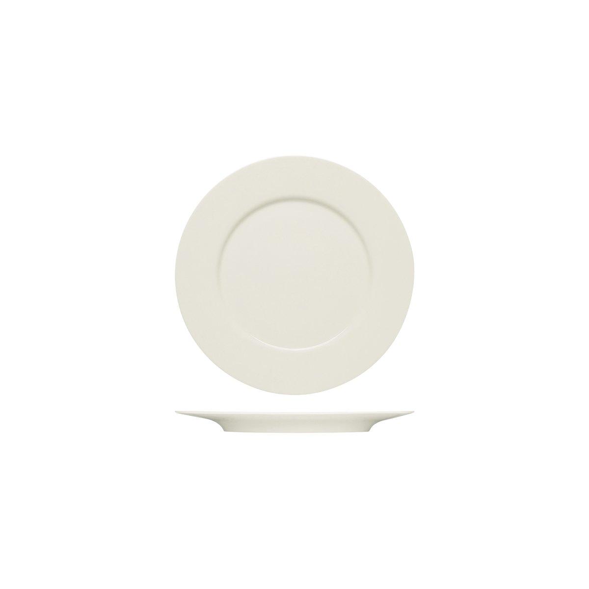 Bauscher Purity Flat Plate With Rim 220mm (Box of 6) - Kitchenly