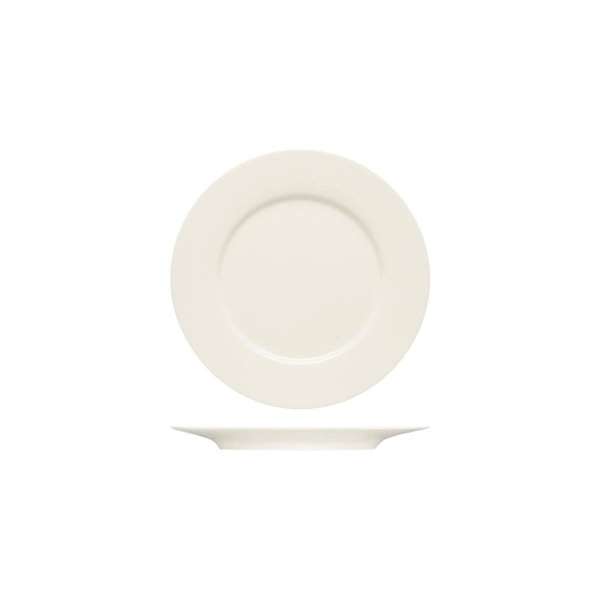 Bauscher Purity Flat Plate With Rim 240mm (Box of 6) - Kitchenly
