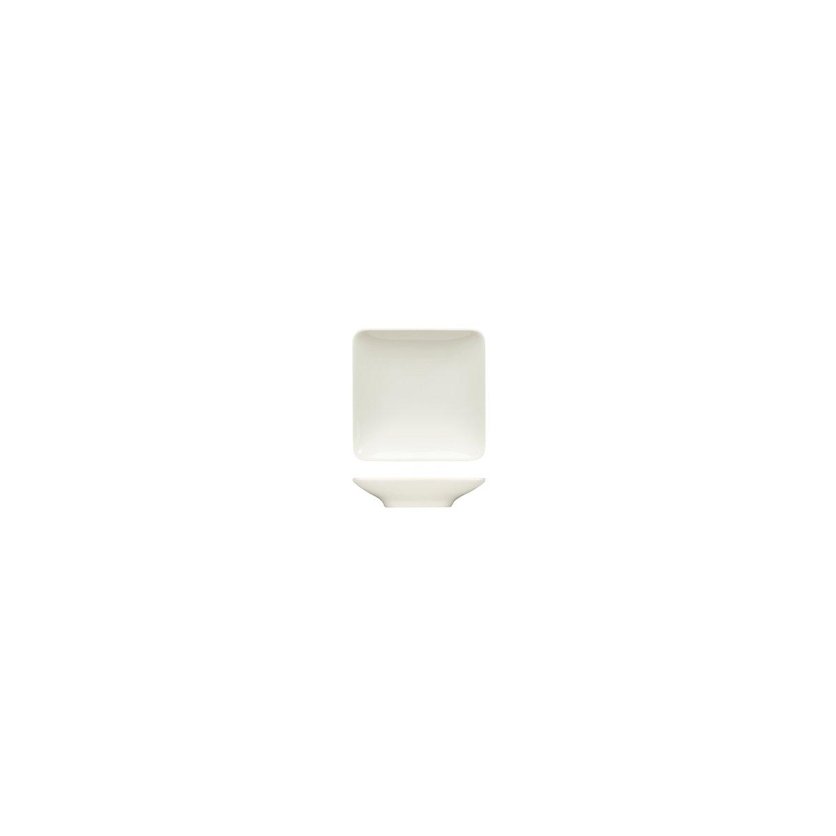 Bauscher Purity Square Coupe Plate 90x90mm (Box of 12) - Kitchenly