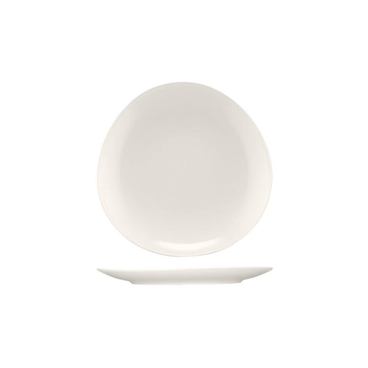 Bauscher Purity Asymmertic Coupe Plate 270mm (Box of 6) - Kitchenly