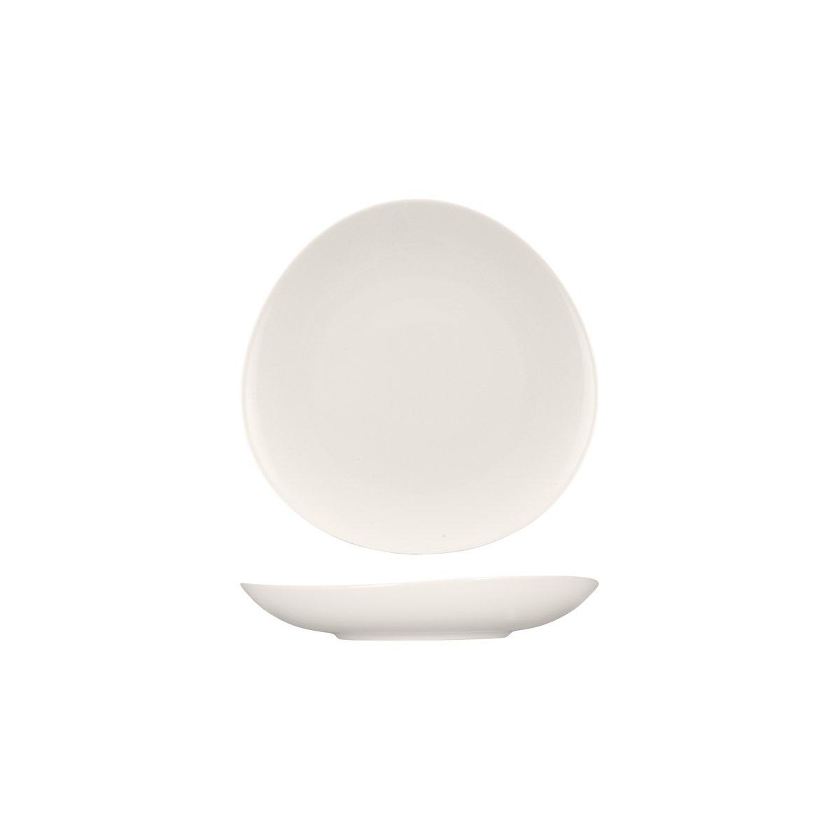 Bauscher Purity Asymmertic Deep Plate 240mm (Box of 6) - Kitchenly