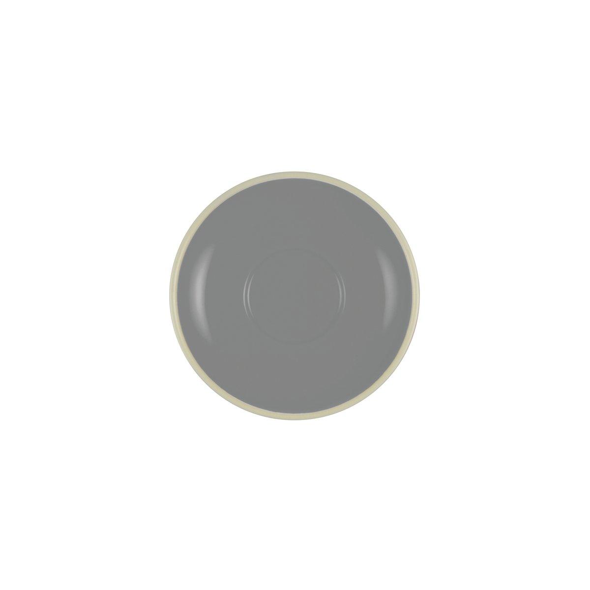 Brew French Grey Espresso Saucer 120mm (Box of 6) - Kitchenly