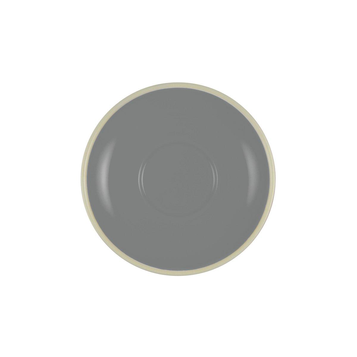Brew French Grey Latte Saucer 143mm (Box of 6) - Kitchenly