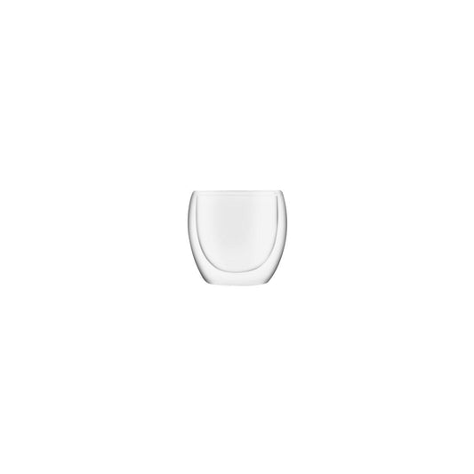 Brew Infusion Double Wall Glass 80ml 2pc Set - Kitchenly
