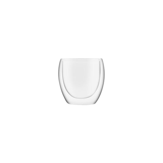 Brew Infusion Double Wall Glass 220ml 2pc Set - Kitchenly