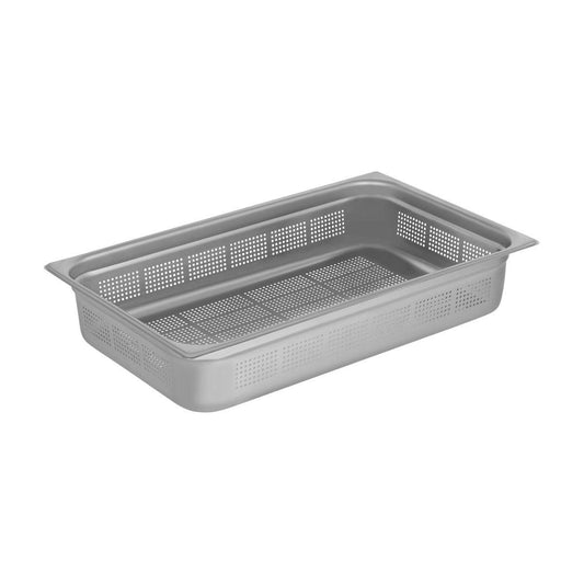 Chef Inox Gastronorm Pan Perforated 1/1 Size 530x325x100mm / 13.7Lt - Kitchenly