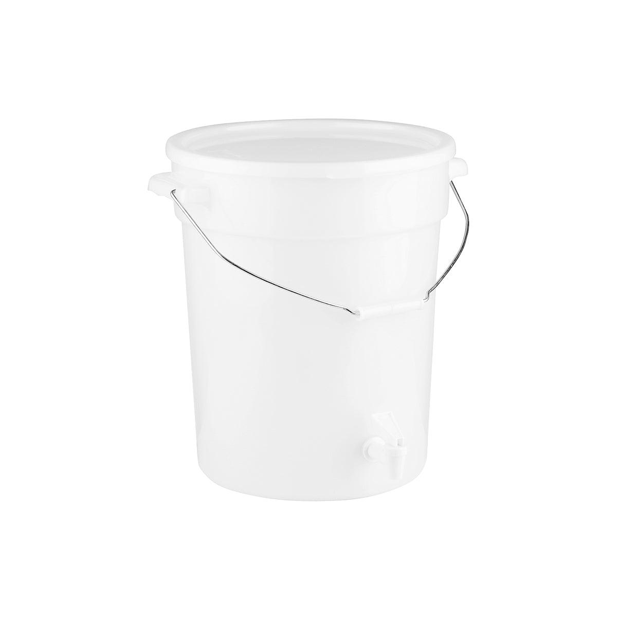 Jiwins Bucket Beverage Dispenser White 315x375mm / 20.0Lt - Kitchenly