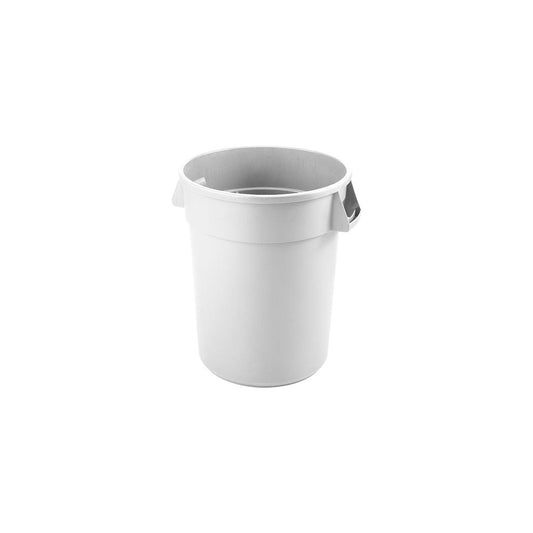 Jiwins Round Ingredient Container White 398x434mm / 37.85Lt (Box of 6) - Kitchenly