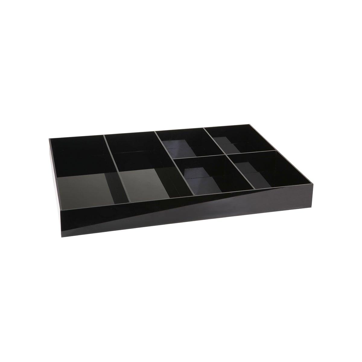 Jiwins Top Divider Tray for Housekeeping Cart Black 620x480x65mm - Kitchenly