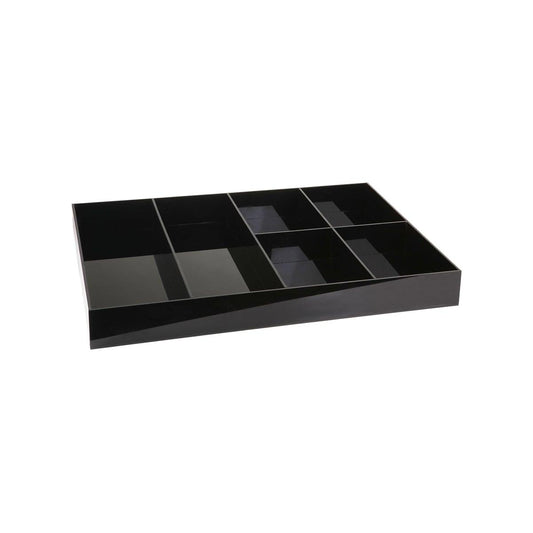 Jiwins Top Divider Tray for Housekeeping Cart Black 620x480x65mm - Kitchenly
