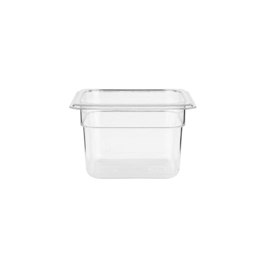 Jiwins Gastronorm Pan Polycarbonate Clear 1/4 Size 150mm - Kitchenly