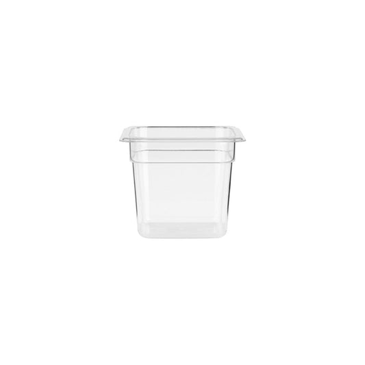 Jiwins Gastronorm Pan Polycarbonate Clear 1/6 Size 150mm - Kitchenly