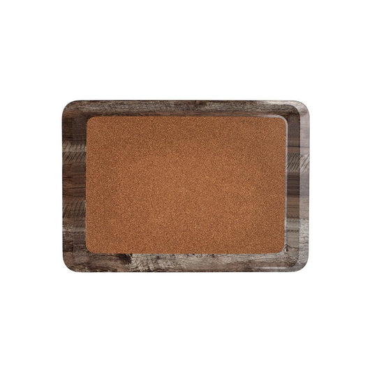Kocel Cork Lidya Rectangular Tray 530x370mm - Kitchenly