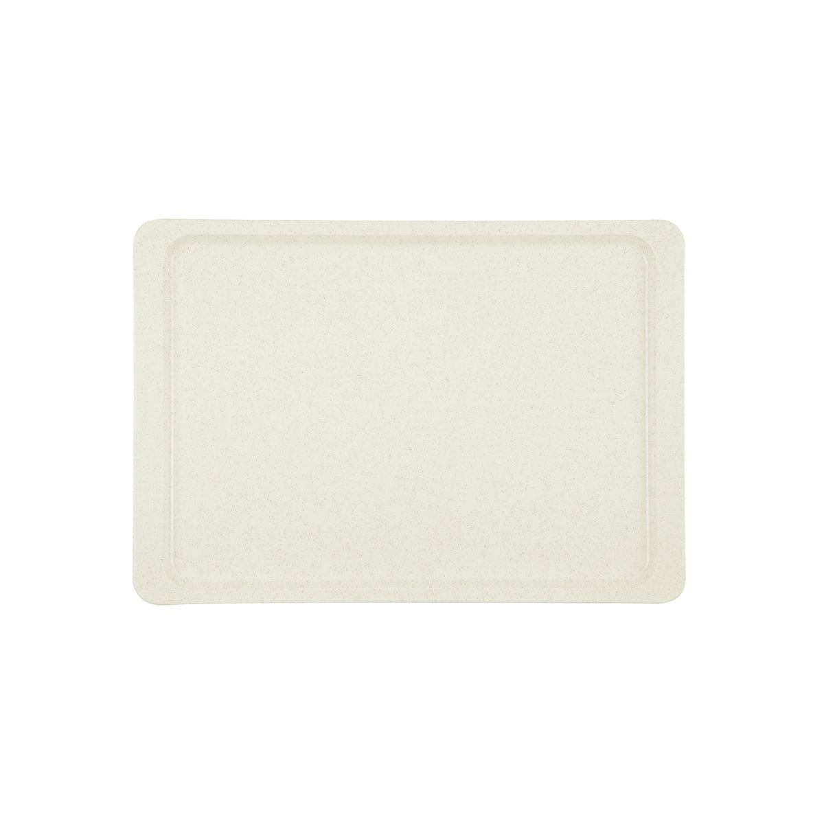 Kocel Poly Cream Rectangular Tray EN 1/1 Smooth 530x370mm - Kitchenly