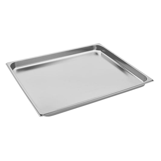 Inox Macel Maxipan Gastronorm 2/1 Size 650x530x40mm / 12.4Lt - Kitchenly
