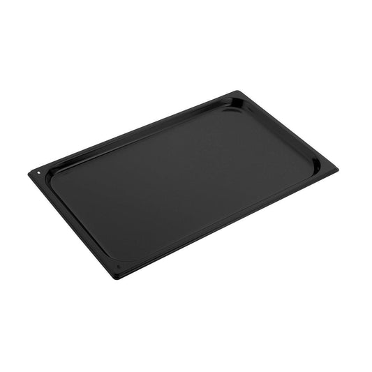 Inox Macel Maxipan Gastronorm Enamel Black 1/1 Size 520x325x20mm / 2.5Lt - Kitchenly