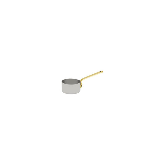 Chef Inox Miniatures Saucepan with Brass Handle Stainless Steel 50x30mm - Kitchenly