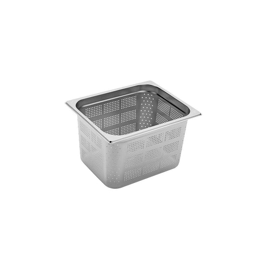 Inox Macel Maxipan Gastronorm Perforated 1/2 Size 325x265x200mm / 14.4Lt - Kitchenly