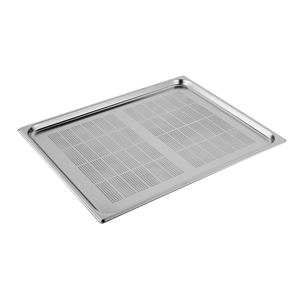 Inox Macel Maxipan Gastronorm Perforated Base Only 2/1 Size 20mm - Kitchenly