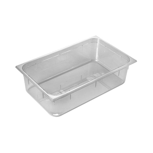 Inox Macel Gastronorm Pan Polycarbonate Clear 1/1 Size 1530x325x50mm / 19.5Lt (Box of 6) - Kitchenly