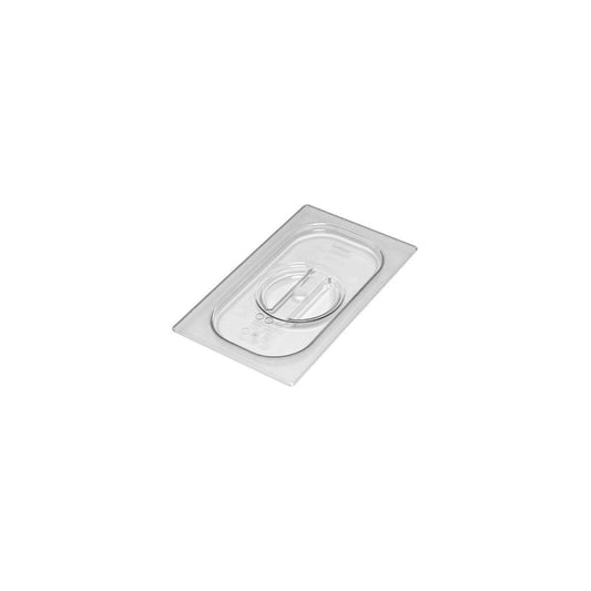 Inox Macel Gastronorm Lid Polycarbonate Clear 1/4 Size 265x162mm (Box of 12) - Kitchenly