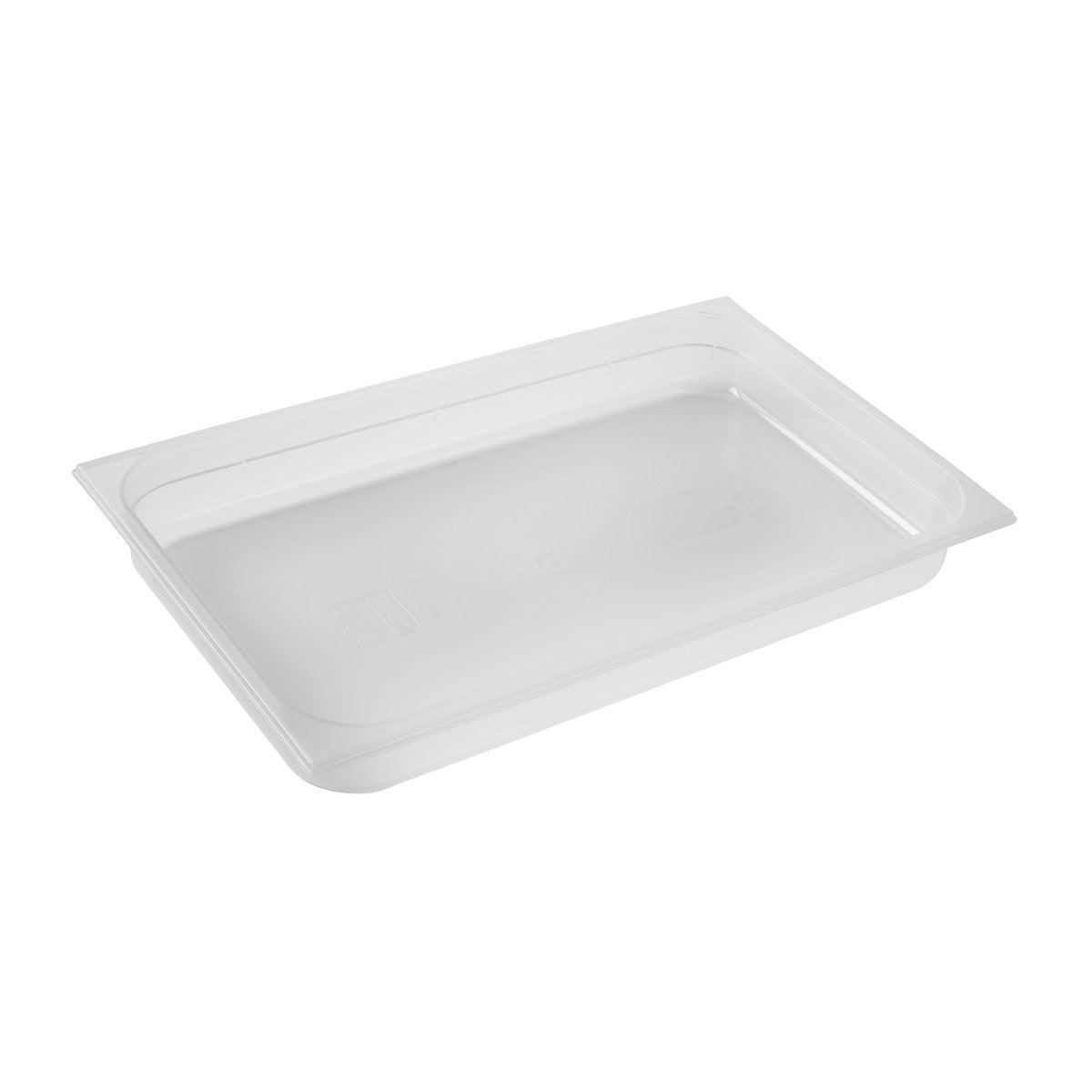 Inox Macel Gastronorm Pan Polypropylene 1/1 Size 530x325x65mm / 9.5Lt - Kitchenly