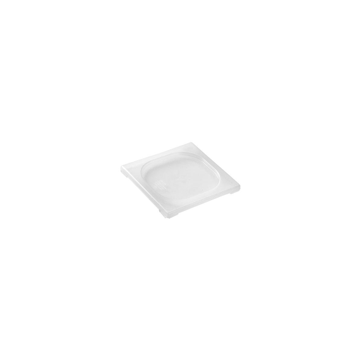 Inox Macel Gastronorm Lid Polypropylene 1/6 Size 176x162x20mm - Kitchenly