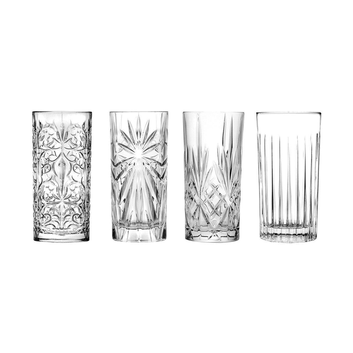 RCR Cristalleria Mixology Long Drink Mixed Set of 4