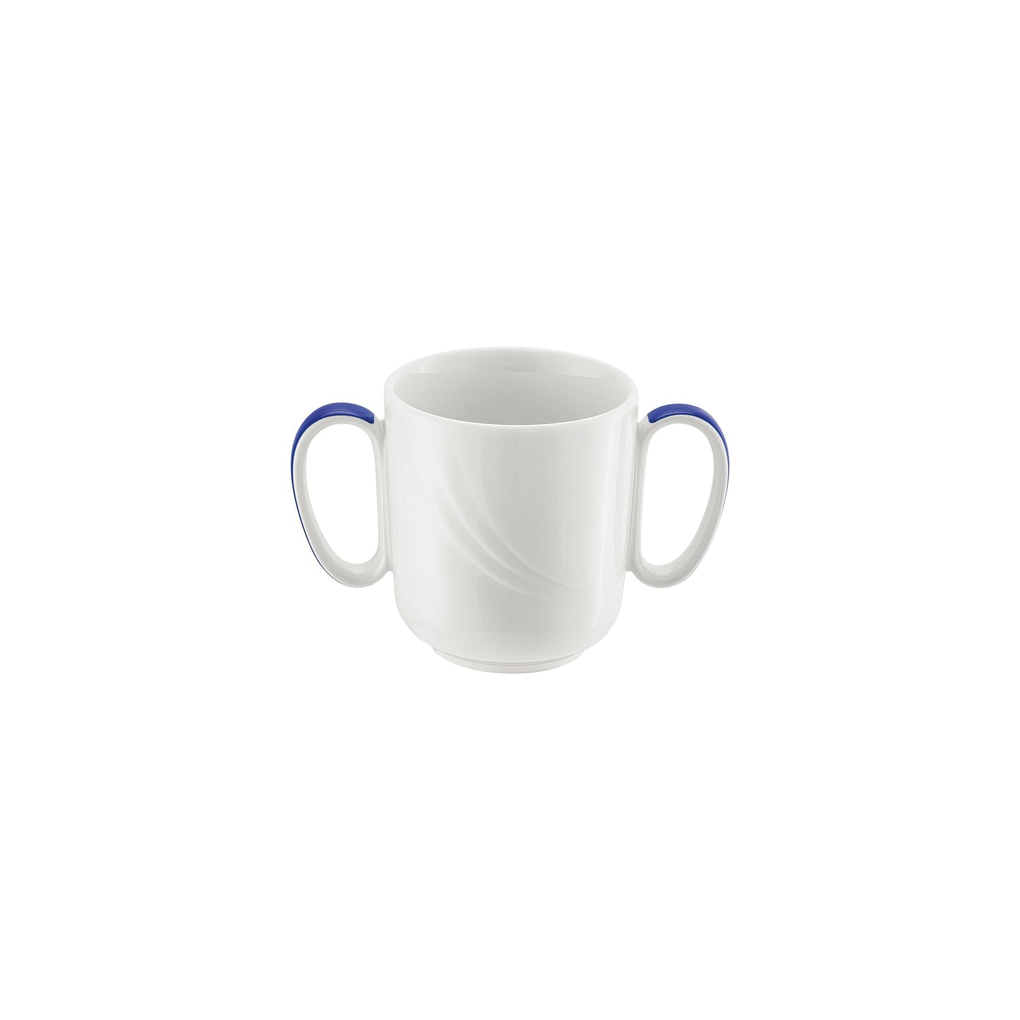 Schonwald Donna Senior Decor Mug with 2 Handles with Dark Blue Band 300ml (Box of 6) - Kitchenly