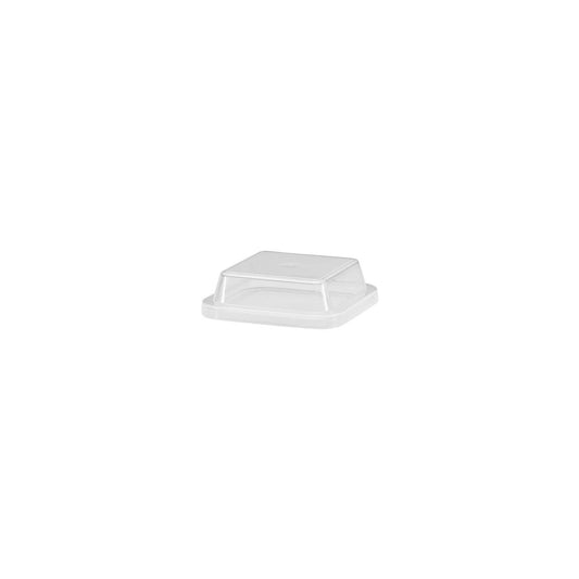 Schonwald Donna Senior Square Plate Lid 140x140mm Opaque (Box of 12) - Kitchenly