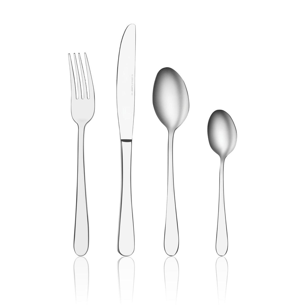 Tablekraft Luxor Cutlery Set 24pc COMPLETE BOXED - Kitchenly