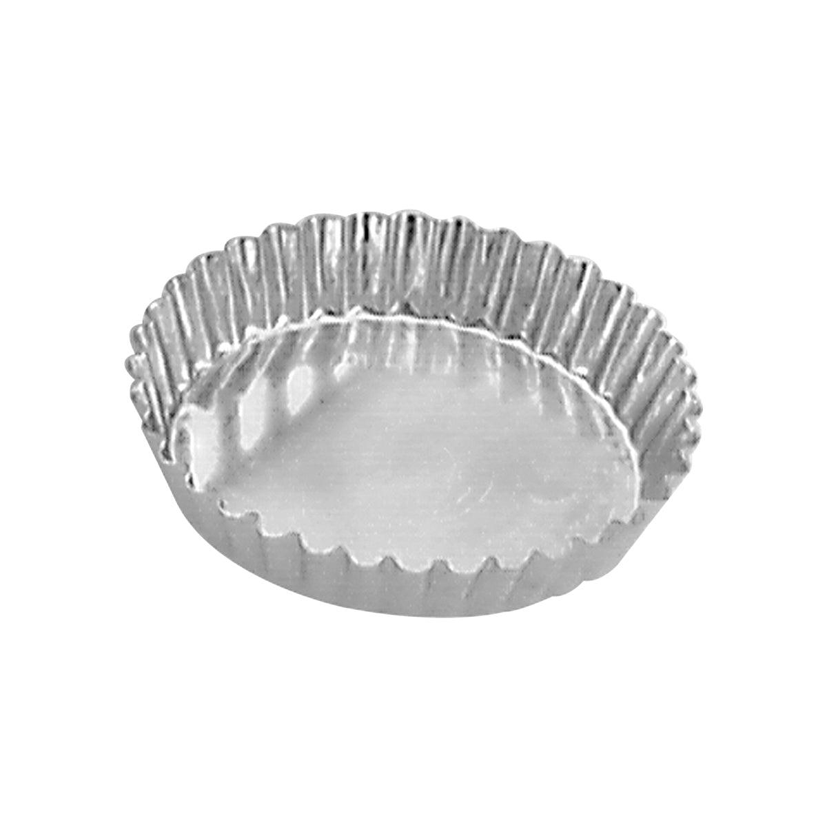 Guery Tart Mould Round Fluted Fixed Base 105x20mm - Kitchenly
