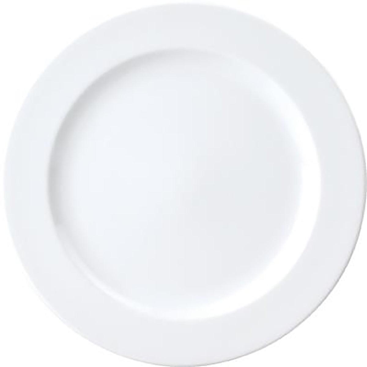 Royal Porcelain Chelsea Round Plate Flat Rim 210mm (Box of 12) - Kitchenly
