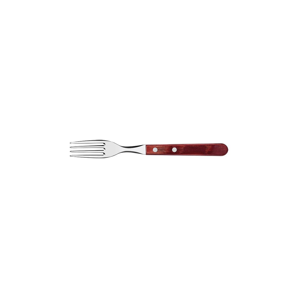 Tramontina Polywood Steak Fork Redwood 207mm (Box of 12) - Kitchenly