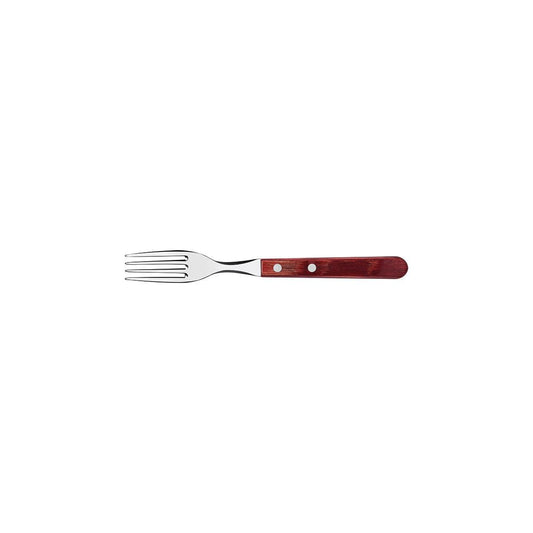 Tramontina Polywood Steak Fork Redwood 207mm (Box of 12) - Kitchenly