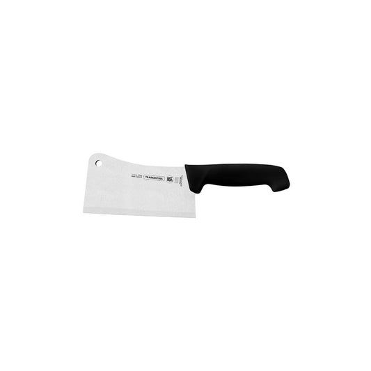 Tramontina Professional Master Black Handle Heavy Kitchen Cleaver 150mm - Kitchenly