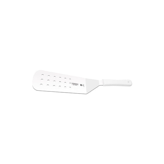 Tramontina Professional Master Slotted Spatula Angled Wide White 95x229x435mm - Kitchenly