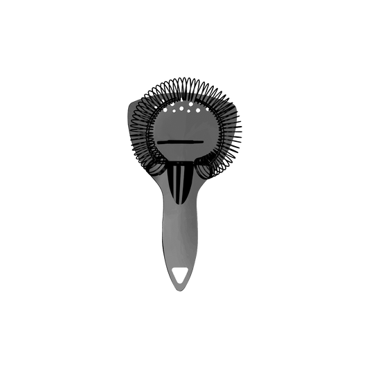 Zanzi Luxury Cocktail Strainer with Handle Gunmetal - Kitchenly