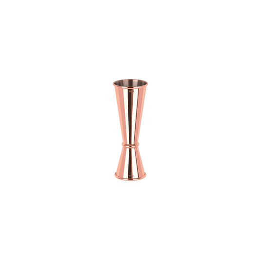Zanzi Tokyo Jigger with Curled Edge 30/60ml Rose Gold - Kitchenly