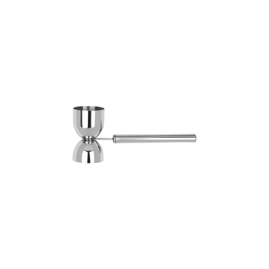 Zanzi Double Jigger with Pipe Handle 20/40ml Stainless Steel - Kitchenly