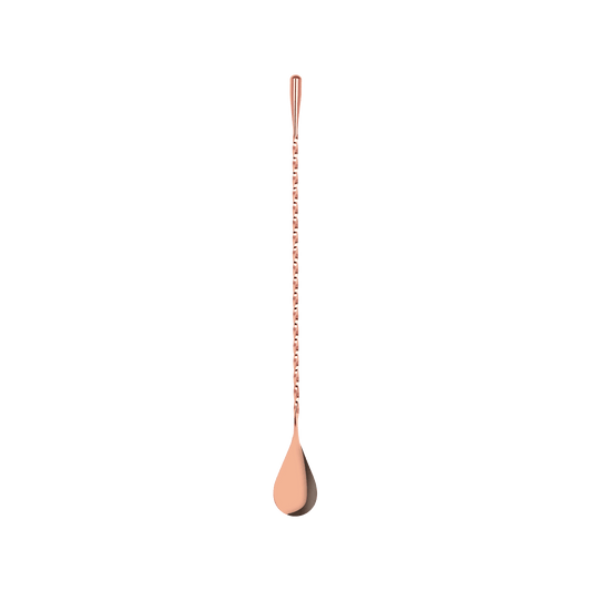 Zanzi Teardrop Bar Spoon 300mm Rose Gold - Kitchenly