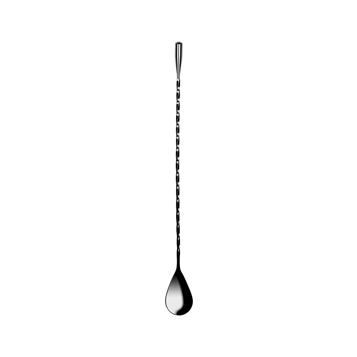 Zanzi Teardrop Bar Spoon 300mm Gunmetal - Kitchenly
