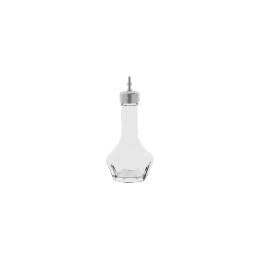 Zanzi Bitter Bottle 50ml Glass with Chrome Lid - Kitchenly
