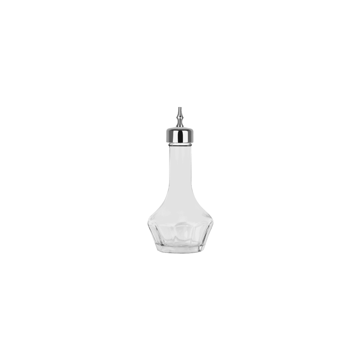 Zanzi Bitter Bottle 50ml Glass with Gunmetal Lid - Kitchenly