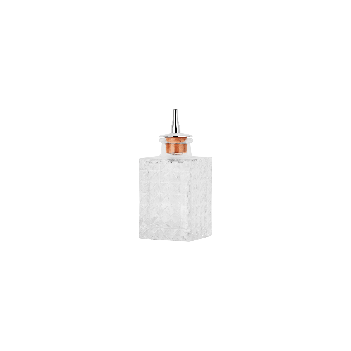 Zanzi Square Bitter Bottle 90ml Glass - Kitchenly